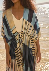 Next TIE WAIST  REGULAR FIT - Beach accessory - blue stripe