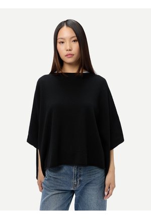 TIMELESS PONCHO - Cape - black