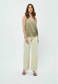 Minus MIKAMIA TOP - Blusa - wood smoke