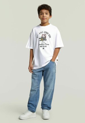 G-STAR, BOYS OVERSIZED T-SHIRT - T-Shirt print - white