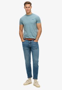 Superdry VINTAGE  - Basic T-shirt - desert sky blue grit