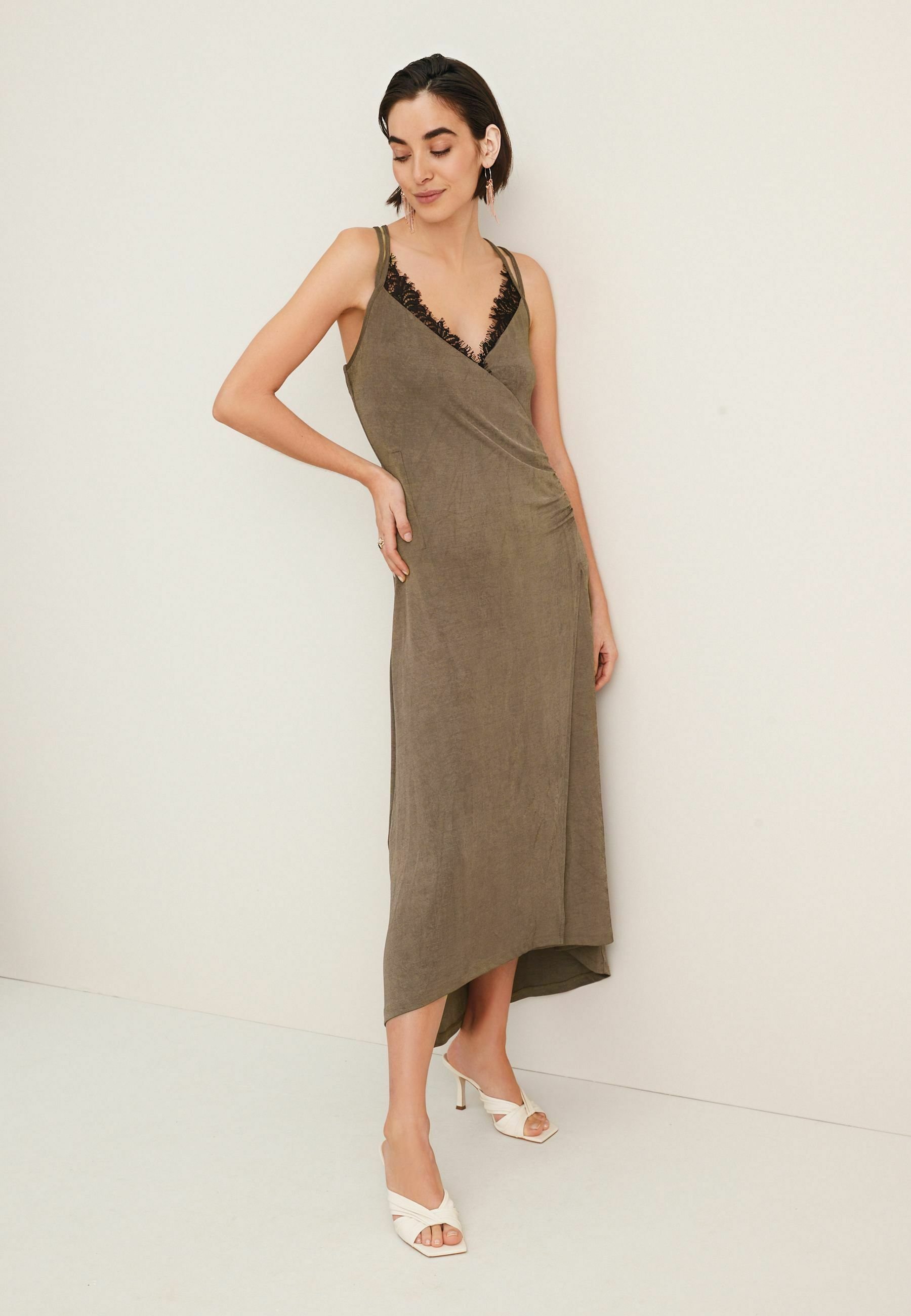 Next Vestido largo - multi bright/crema - Zalando.es
