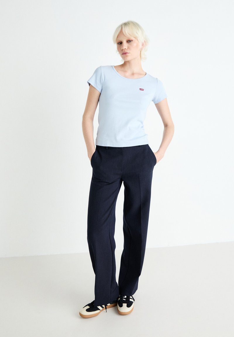 Levi's® CREWNECK TEE 2 PACK  - Βασικό μπλουζάκι - white/kentucky blue