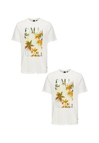 Unausgewählt, weiß gelb