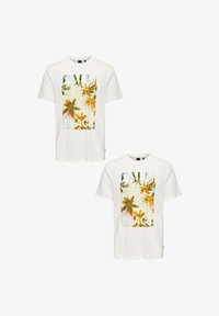 Unselected, weiß gelb