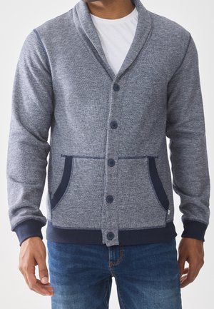 Välikausitakki - mottled dark blue