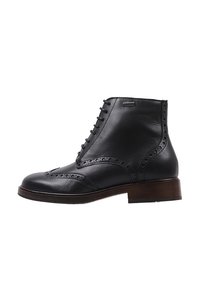 Sandra Fontán LITAS - Botines con cordones - black