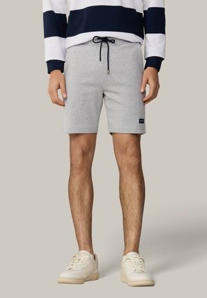 HERITAGE ESS BADGE - Pantalones deportivos - light grey marl