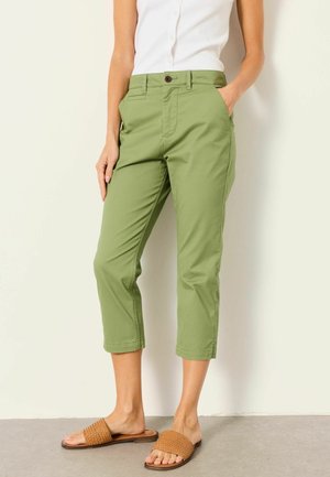 FatFace, REGULAR FIT - FARNHAM GREEN CROP CHINOS . - Chinos - green