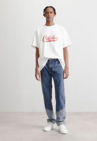 DAVID CATALAN WASHED - Τζιν Bootcut - blue