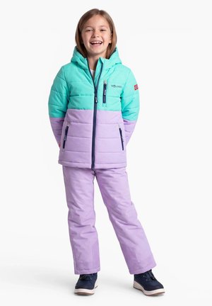 TROLLKIDS, KIDS HEMSEDAL SNOW JACKET UNISEX - Зимно яке - aqua mint/soft purple