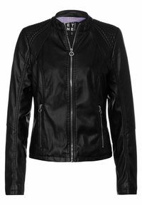 Street One Faux leather jacket - schwarz