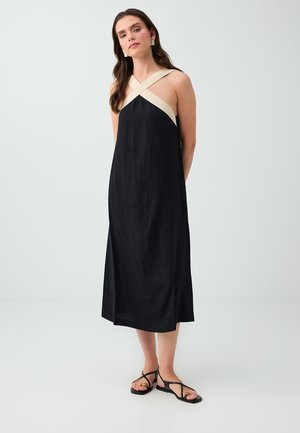 Jimmy Key, SLEEVELESS WOVEN DRESS - Robe de jour - black