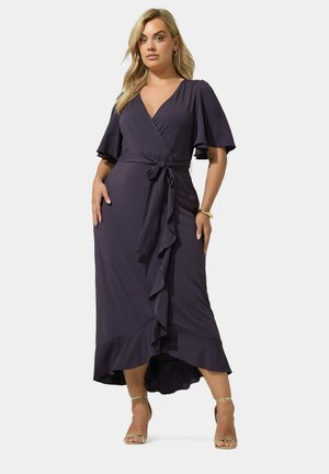 Yours Clothing, PLUS SIZE OCCASION DRESSES - Vestido de fiesta - aubergine