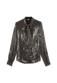 Button-down blouse - grey