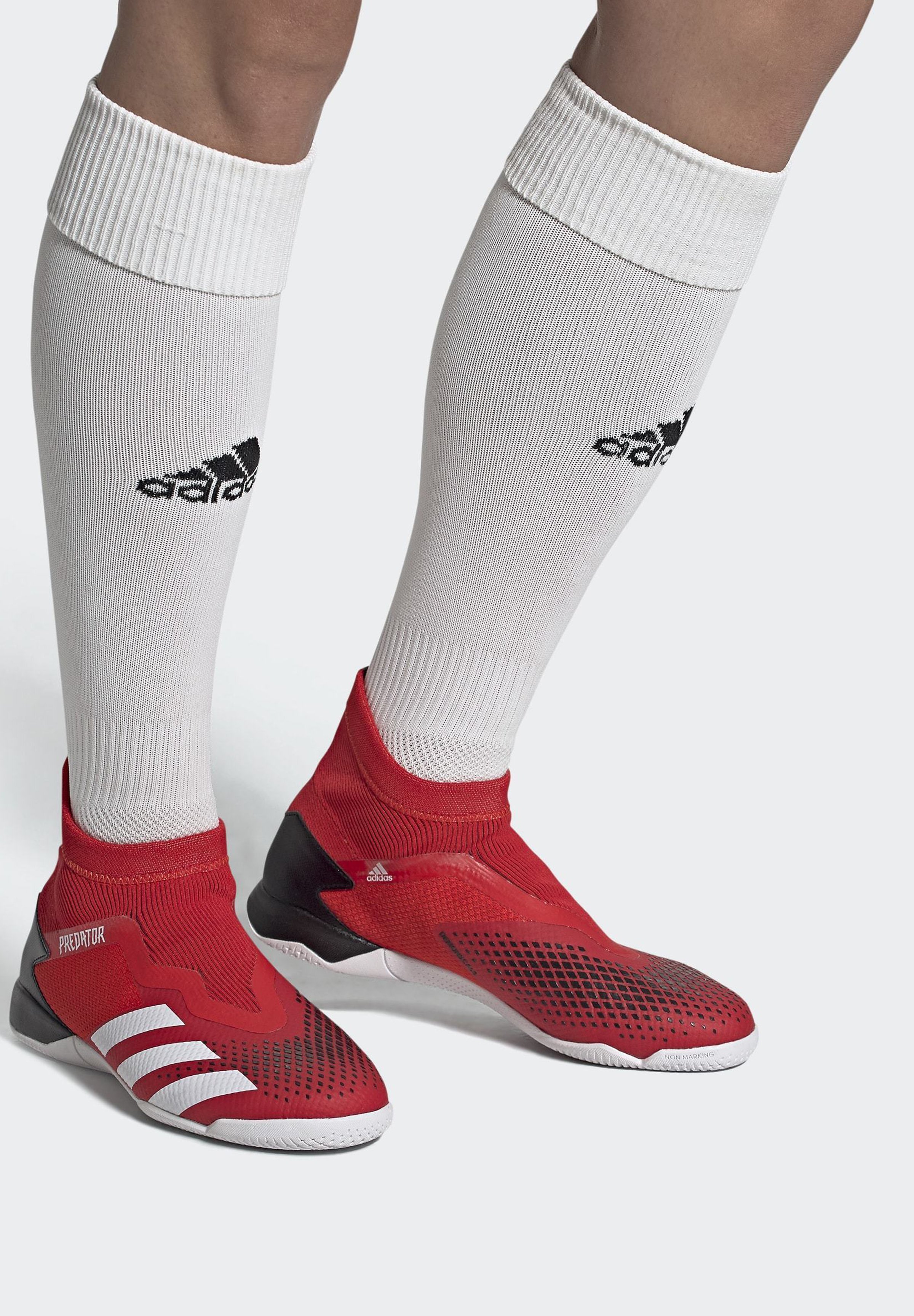 adidas Performance PREDATOR 20.3 INDOOR BOOTS - Zaalvoetbalschoenen -  red/Rood - Zalando.be