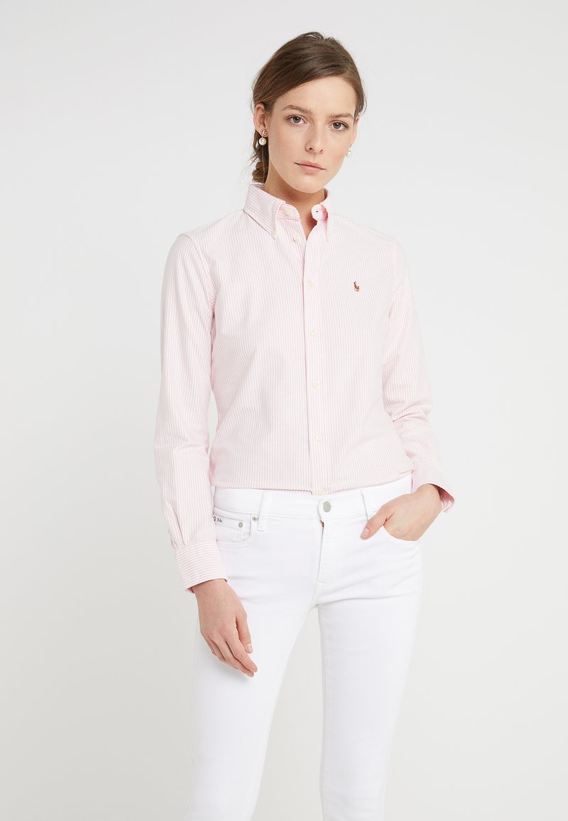 Polo Ralph Lauren - HARPER CUSTOM FIT - Paitapusero - pink/white, Suurenna