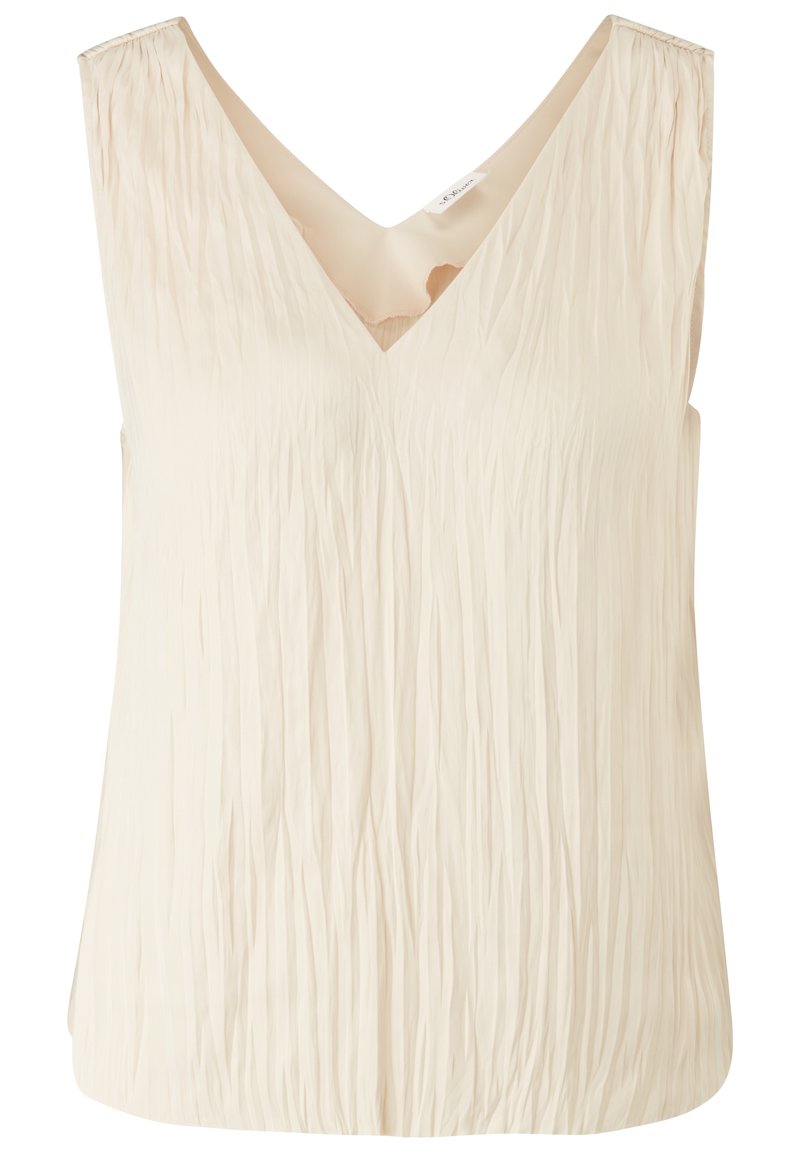 Damen T-Shirts | s.Oliver BLACK LABEL Bluse butter/hellgelb - QF63683 Damen T-Shirts | s.Oliver BLACK LABEL Bluse butter/hellgelb - QF63683