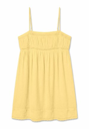 Vero Moda, BEACH DRESS VMSIA SHORT DRESS - Vestido informal - pale banana