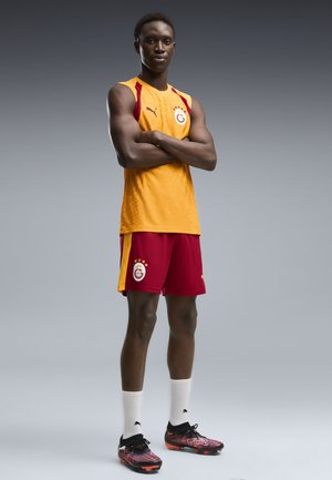 Puma, GALATASARAY S.K. SLIM TRAININGSSHORTS - Article de supporter d'équipe de club - dark cherry-summer sunset