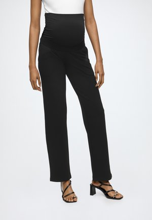 MAMALICIOUS, MLLIF STRAIGHT PANT NOOS - Püksid - black