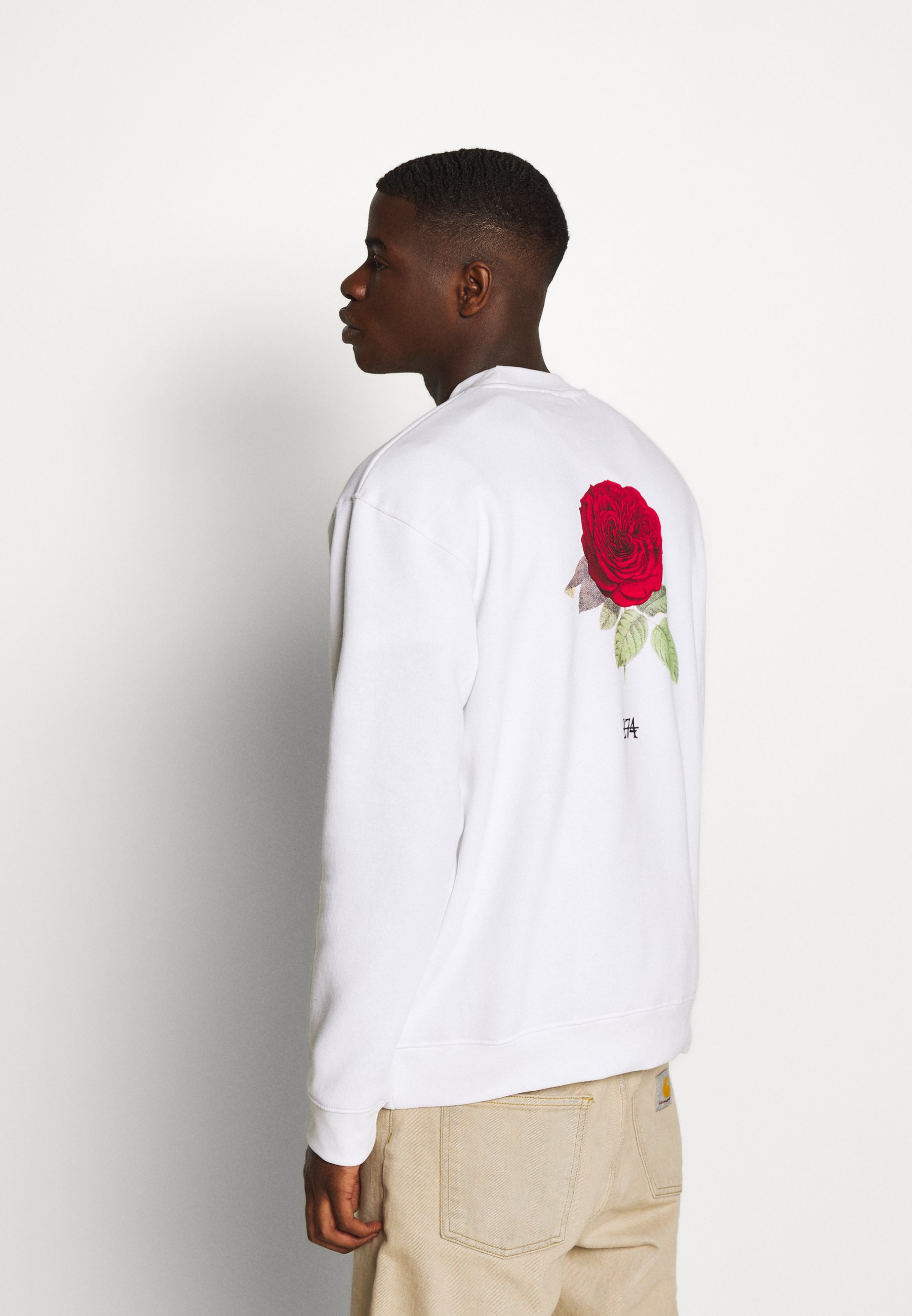 274 BRON ROSE CREW Sweatshirt white Zalando.no 274 BRON ROSE CREW - Sweatshirt - white