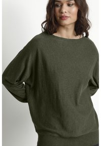 Culture - CUANNEMARIE BATWING  - Strickpullover - mottled olive Thumbnail-Bild 1