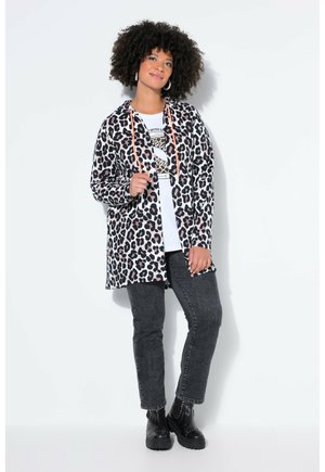 ANIMAL-MUSTER KAPUZE - Sweatjacke - soft granite