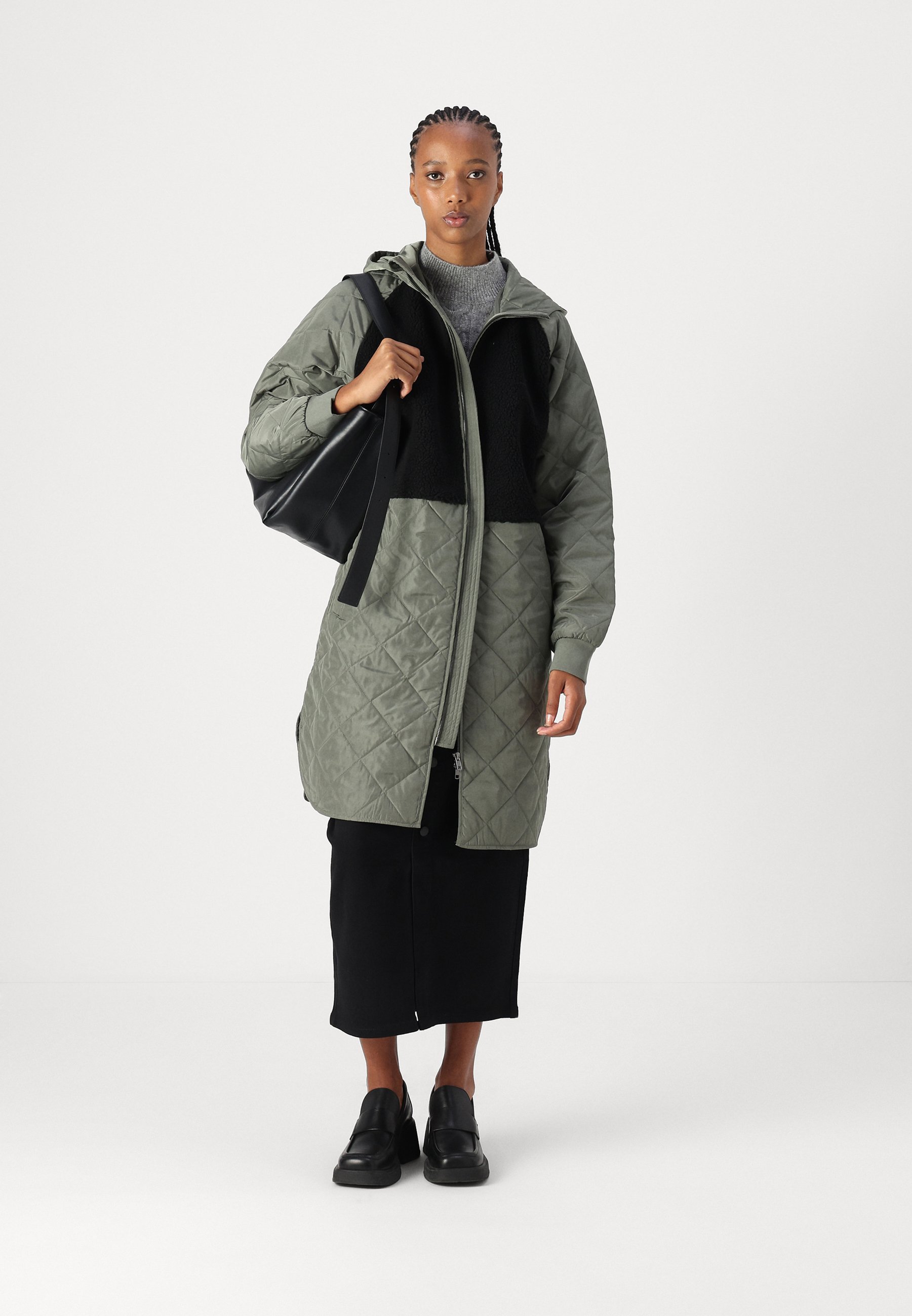 MSCH Copenhagen ADELYNA KIARA HOOD JACKET - Winter coat - basil