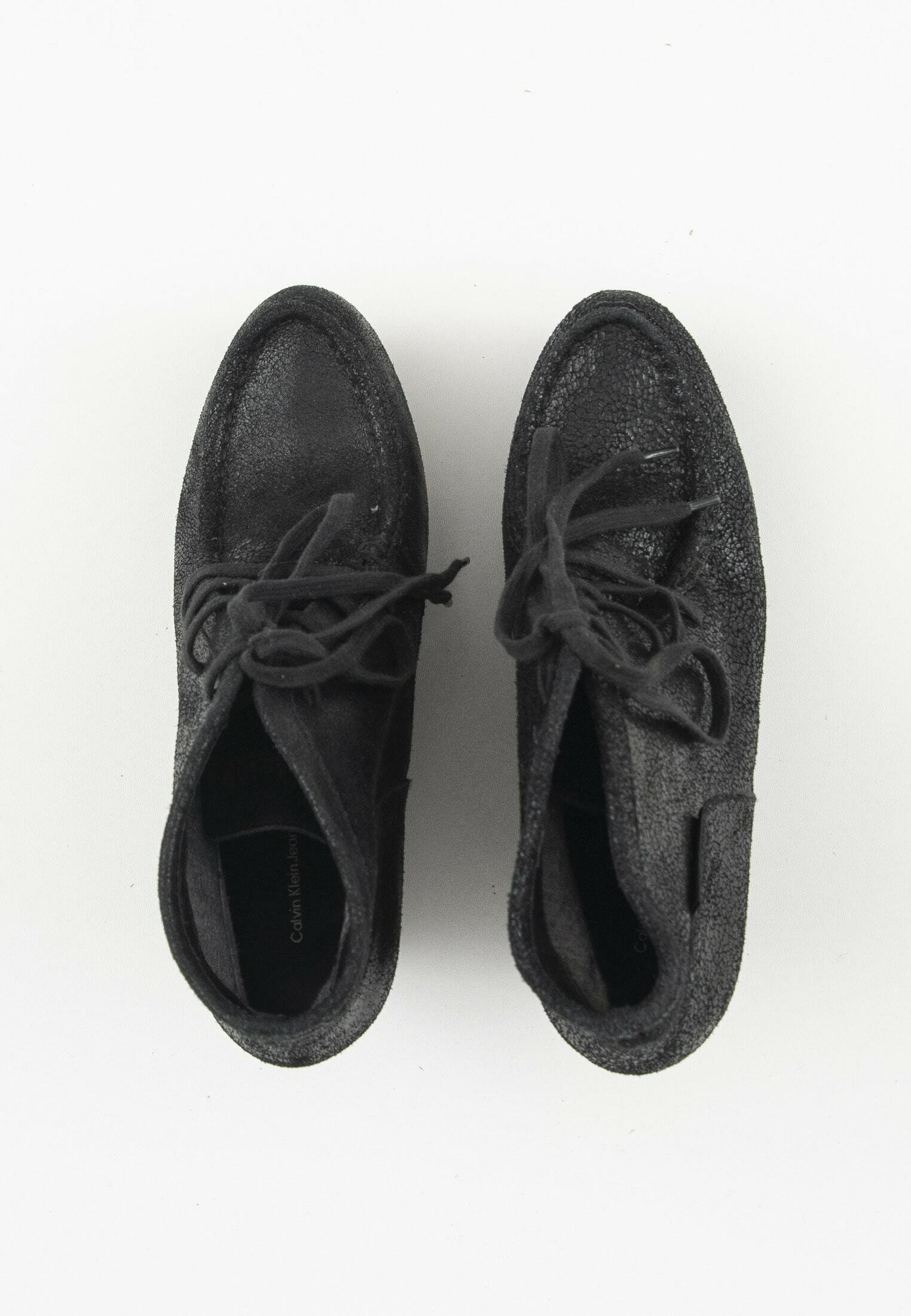 Calvin Klein Jeans Botines de cuña - black/negro - Zalando.es