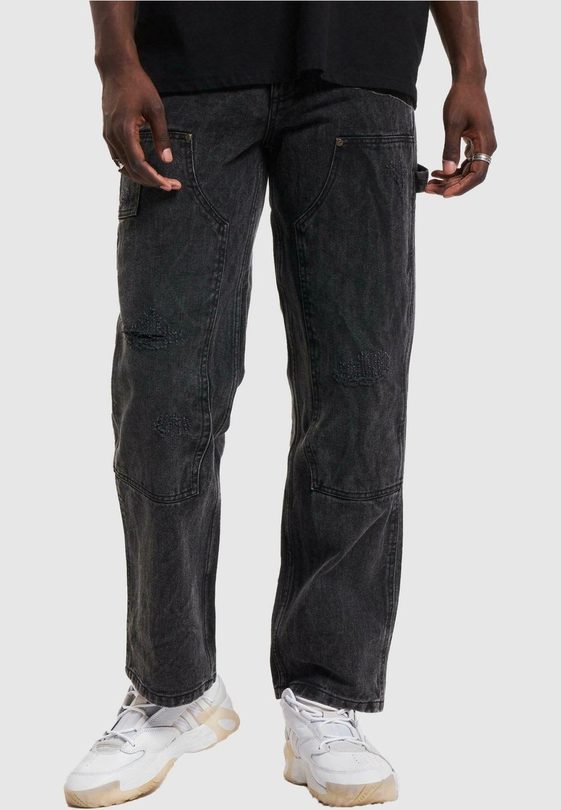 Karl Kani KK OG HEAVY DISTRESSED CARPENTER - Straight leg jeans ...