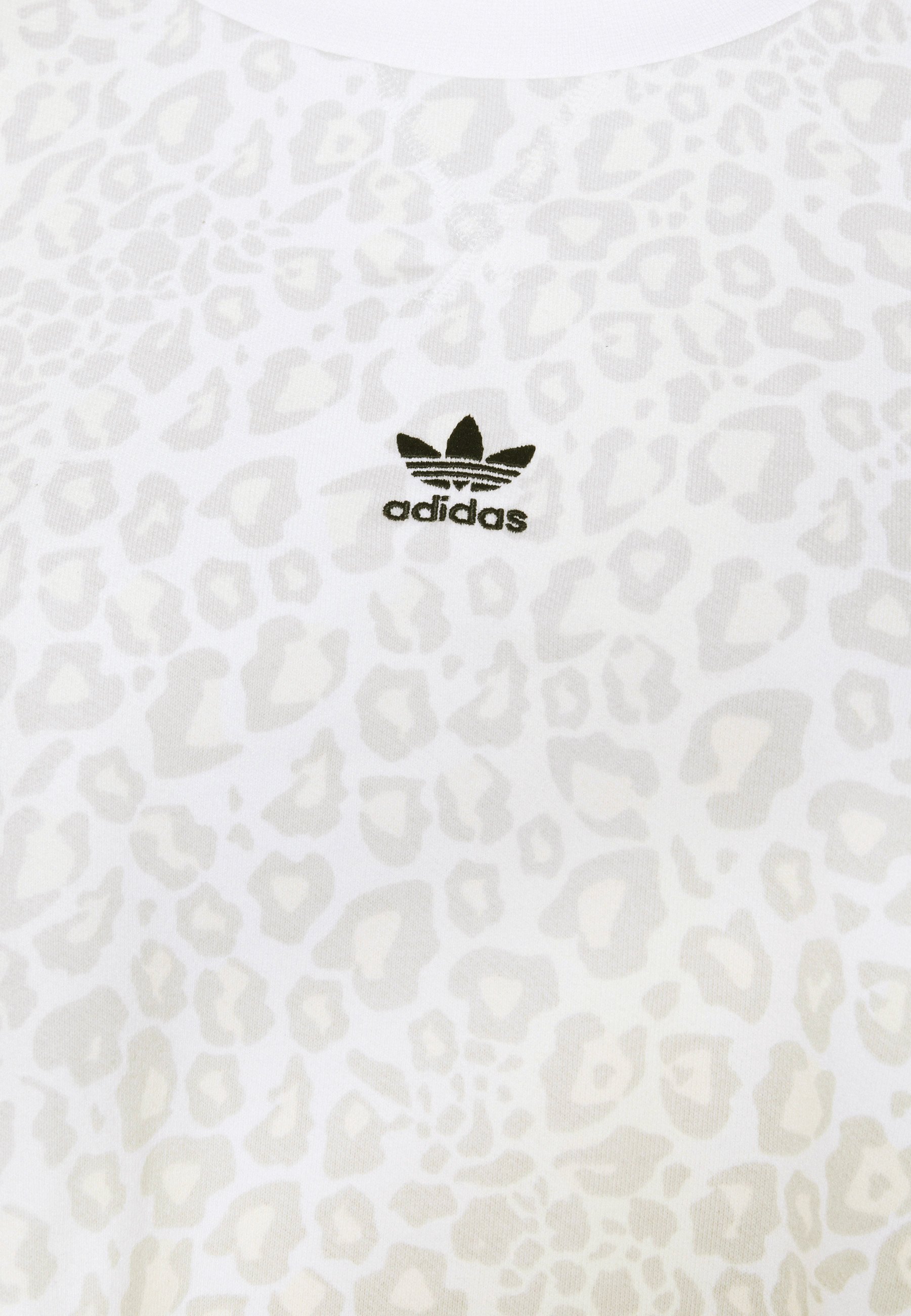 adidas leopard crew sweatshirt