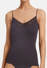 Hanro MOMENTS SPAGHETTI - Undertröja - black pearl