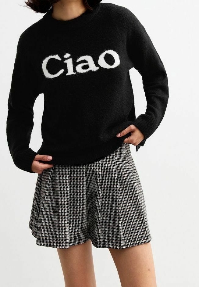 New Look Jupe trapèze - black