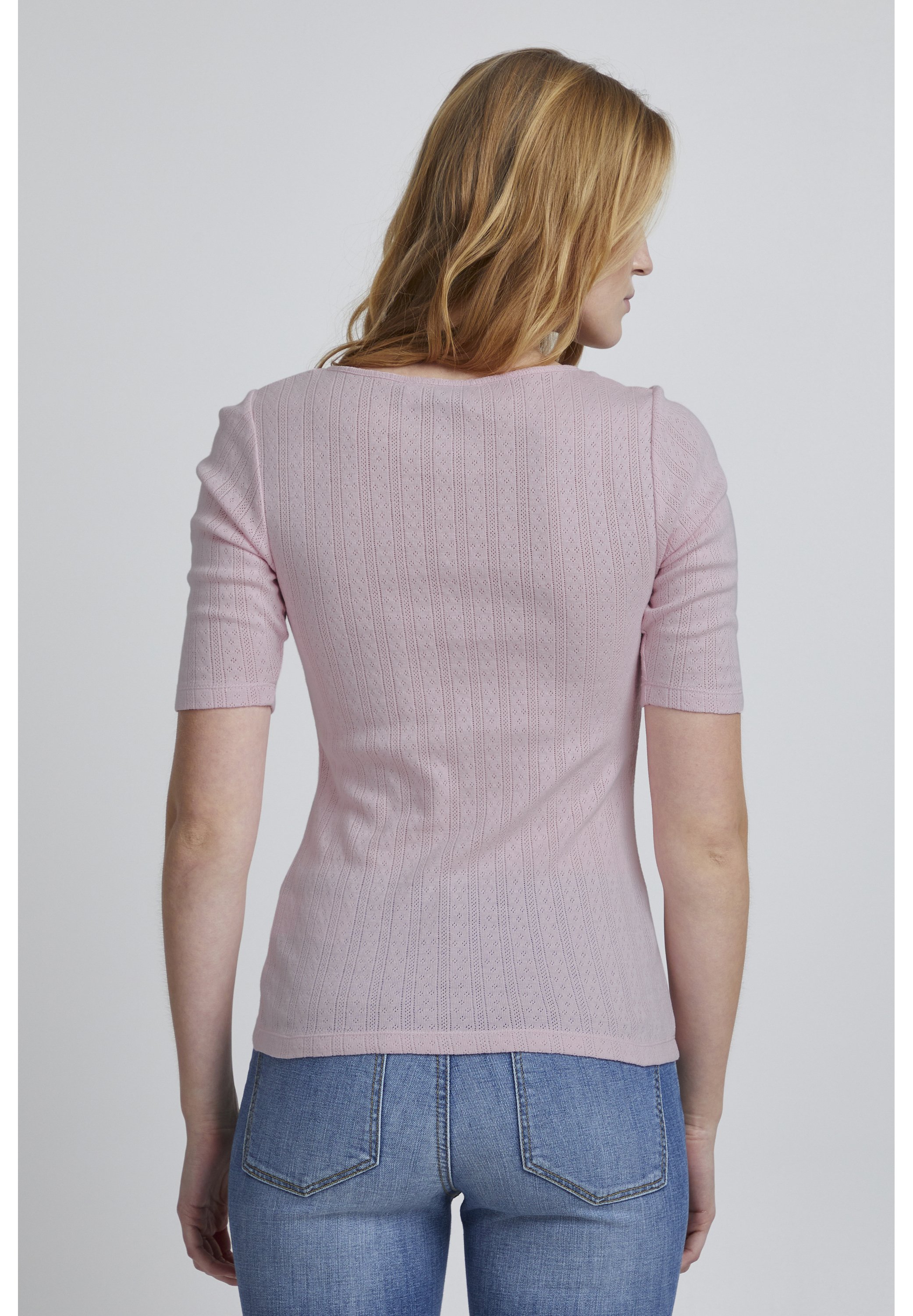 売れ筋商品|||ビーヤング Tシャツ レディース トップス BYPRISHA - Basic T-shirt - parfait pink b.young BYPRISHA - Basic T-shirt - parfait pink/purple - Zalando