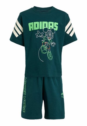 DISNEY MICKEY MOUSE TEE SET  - Verryttelyhousut - aurora ivy   off white   lime burst