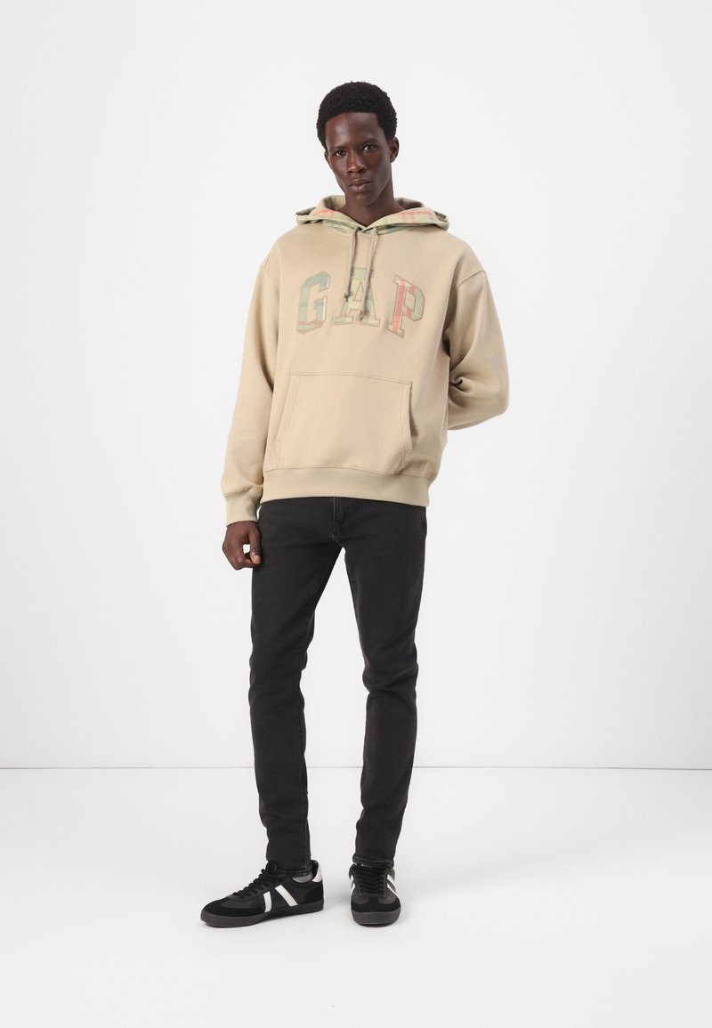 Sweat à capuche surdiensionné pour fee, anches longues et fereture