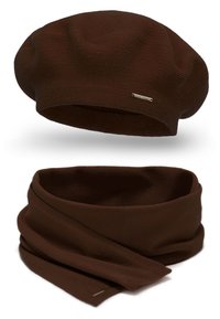 7005 BERET AND SCARF SET - Schal - brown