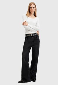 AllSaints RINA SCOOP NECK - Maglietta a manica lunga - white