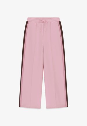 Guess, SWEATPANTS MIT SEITENSTREIFEN - Pantalon de survêtement - mehrfarbe rose