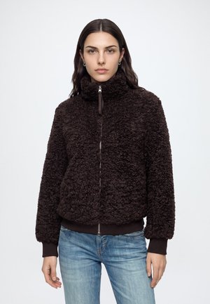Marc O'Polo DENIM Φλις μπουφάν - espresso brown
