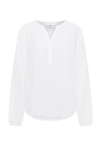 IN UNIFARBE - Blouse - weiß