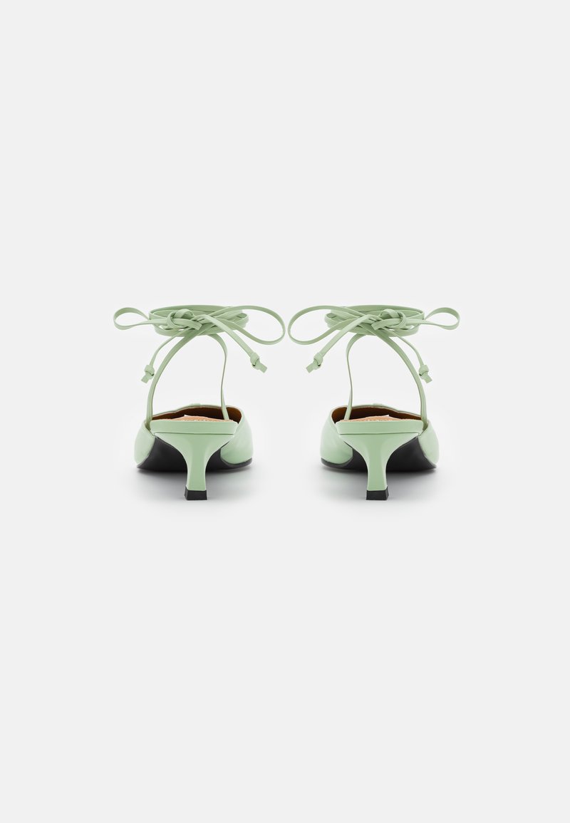 Damen Bekleidung | Reike Nen PIPING STRAP KITTEN HEEL Pantolette hoch mint/grün - LX39873 Damen Bekleidung | Reike Nen PIPING STRAP KITTEN HEEL Pantolette hoch mint/grün - LX39873