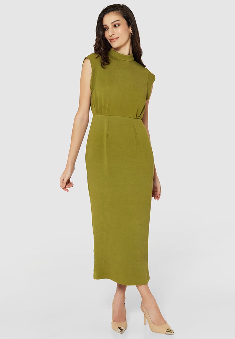 Closet Maxi-jurk olijfgroen
