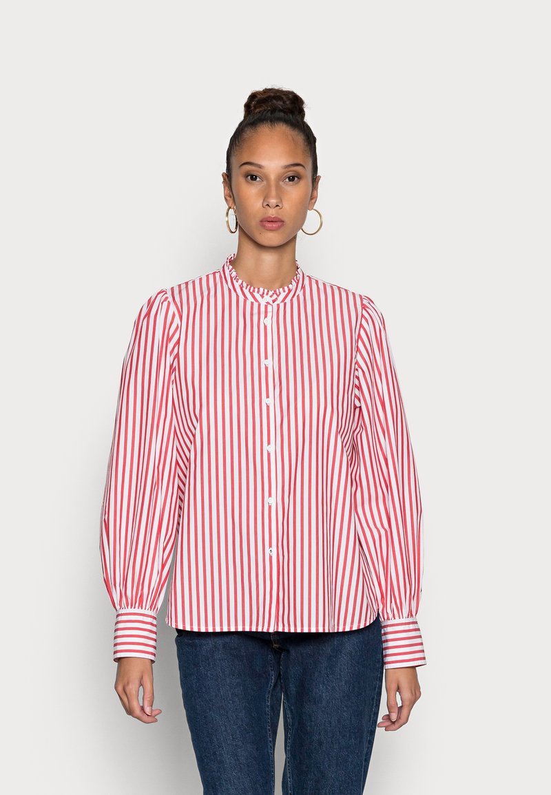 Tommy Hilfiger FRILL BLOUSE - Blúz - red alert