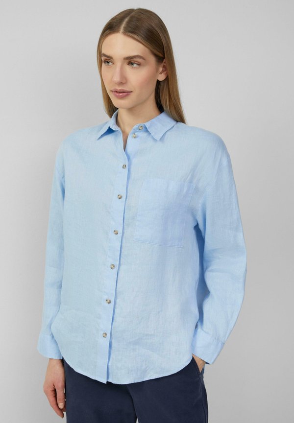 Hemdbluse - hellblau