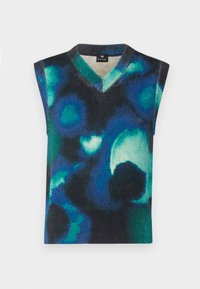 SLEVELESS V NECK - Topp - blue
