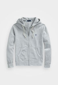 THE RL FLEECE HOODIE - Sweatjacke - andover heather