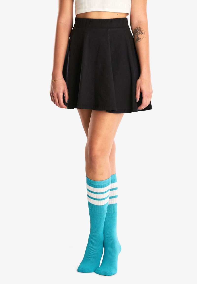 Skatersocks INCH TUBE - Kniestrümpfe - white/teal/black/grün