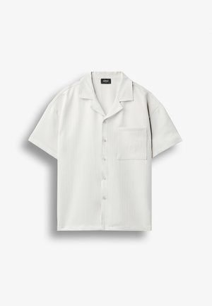 Burocs, HERRINGBONE SHIRT - Chemise - off white